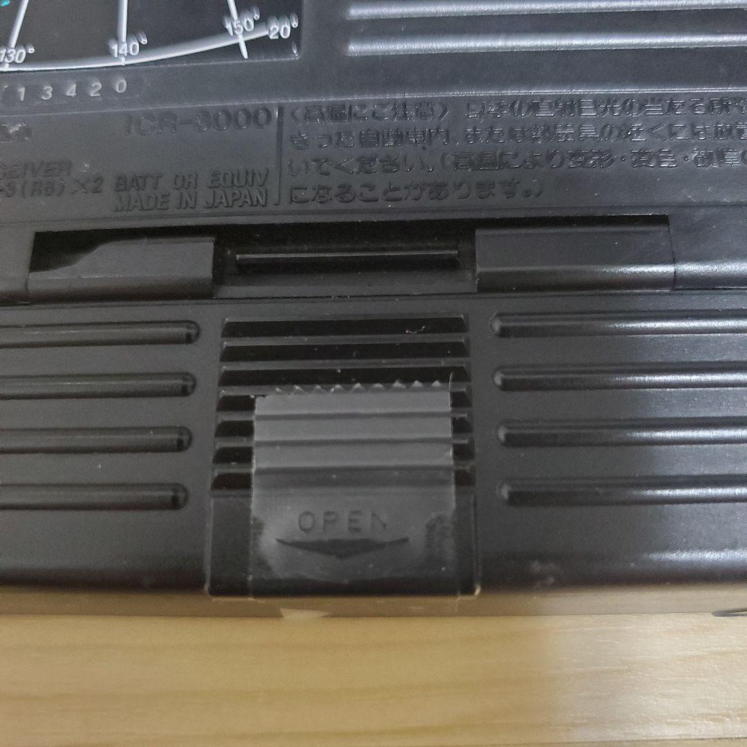 初代山ラジオ SONY ミリバール ICR-3000 完動品