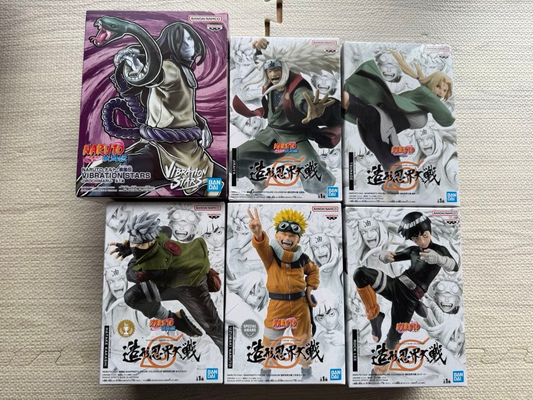 NARUTO 造形忍界大戦　フィギュア　6点