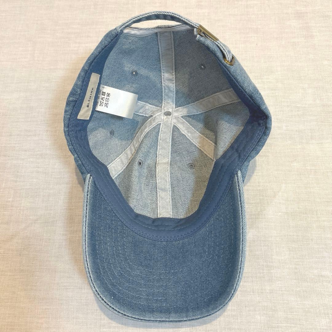 BLAMINK ブラミンク［未使用］ロゴキャップ　デニム