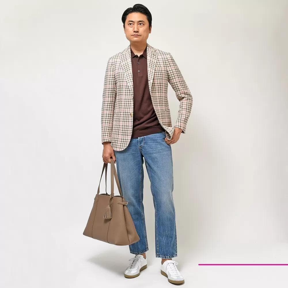 定価14万 半額 ACATE LODOS カーフ シュリンクレザー トートバッグ