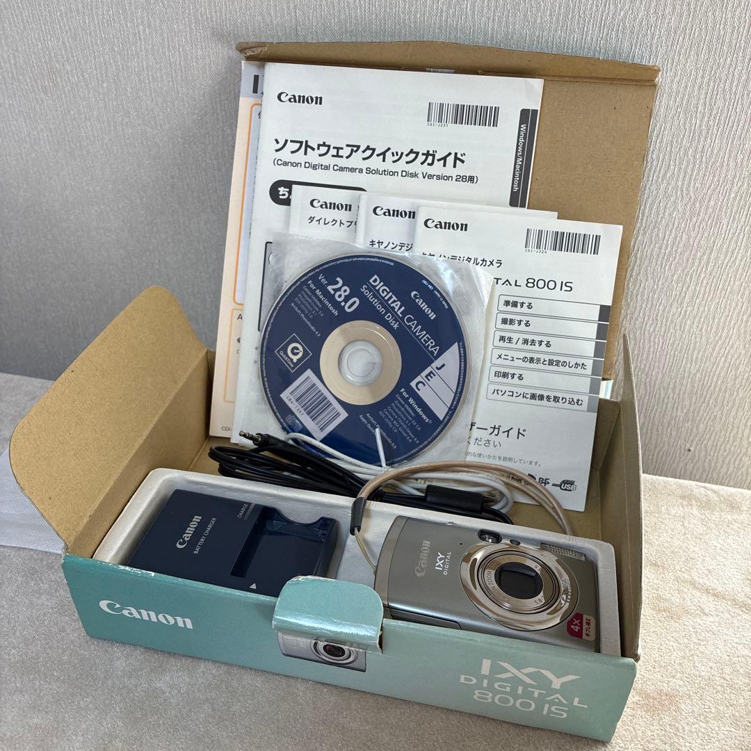 Canon IXY DIGITAL 800 IS 箱付き　付属品付き