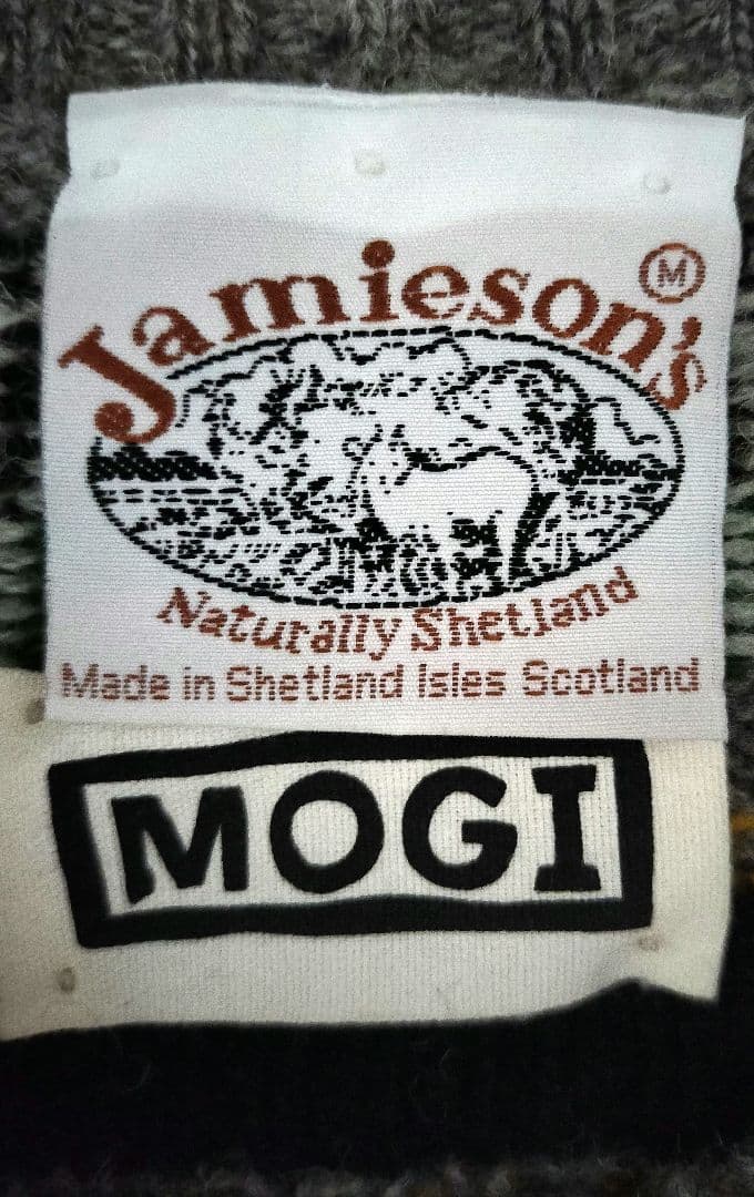Jamieson's グレー ニットセーターsize M