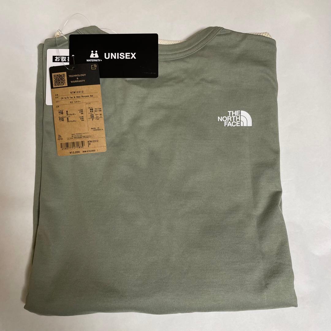 ノースフェイス CRショートスリーブティー ベビーロンパースセット（シャドー）