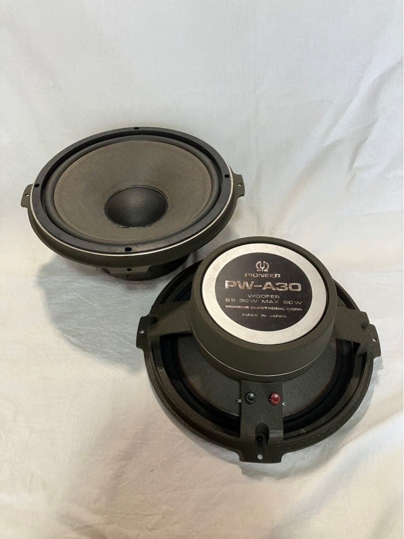 スピーカー　パイオニア製30㎝ウーハー　PW-A30 昭和レトロ2台