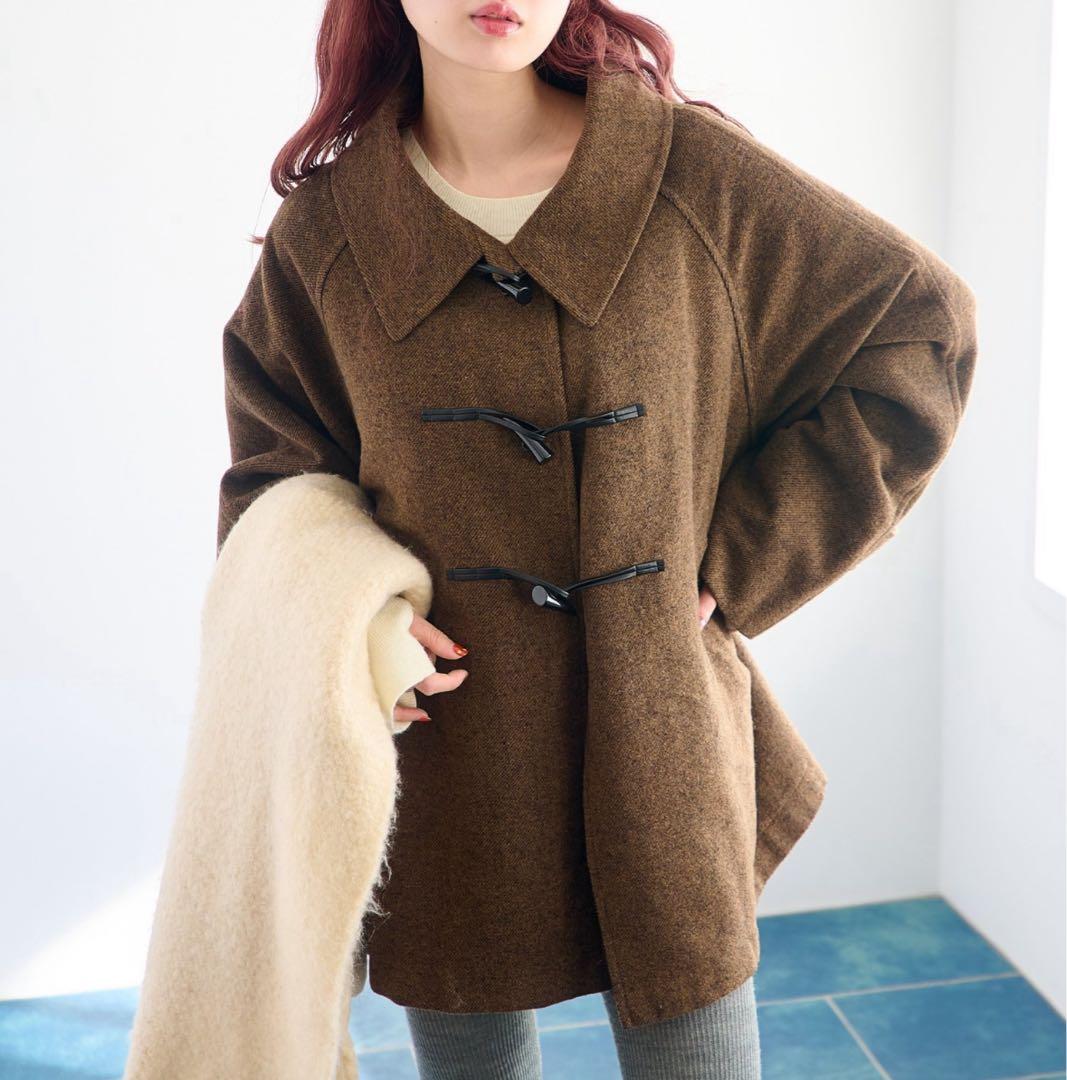 kastane 【お気に入り1万人突破！/ベスト付き】ダッフルフレアコート