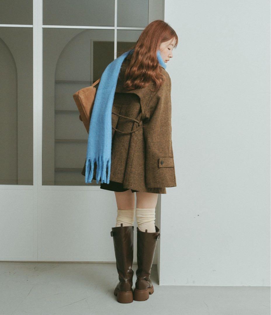 kastane 【お気に入り1万人突破！/ベスト付き】ダッフルフレアコート