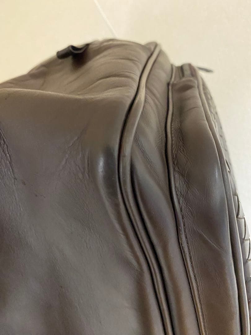 BOTTEGA VENETA ビジネストラベルバック キャリーケース通し 茶色