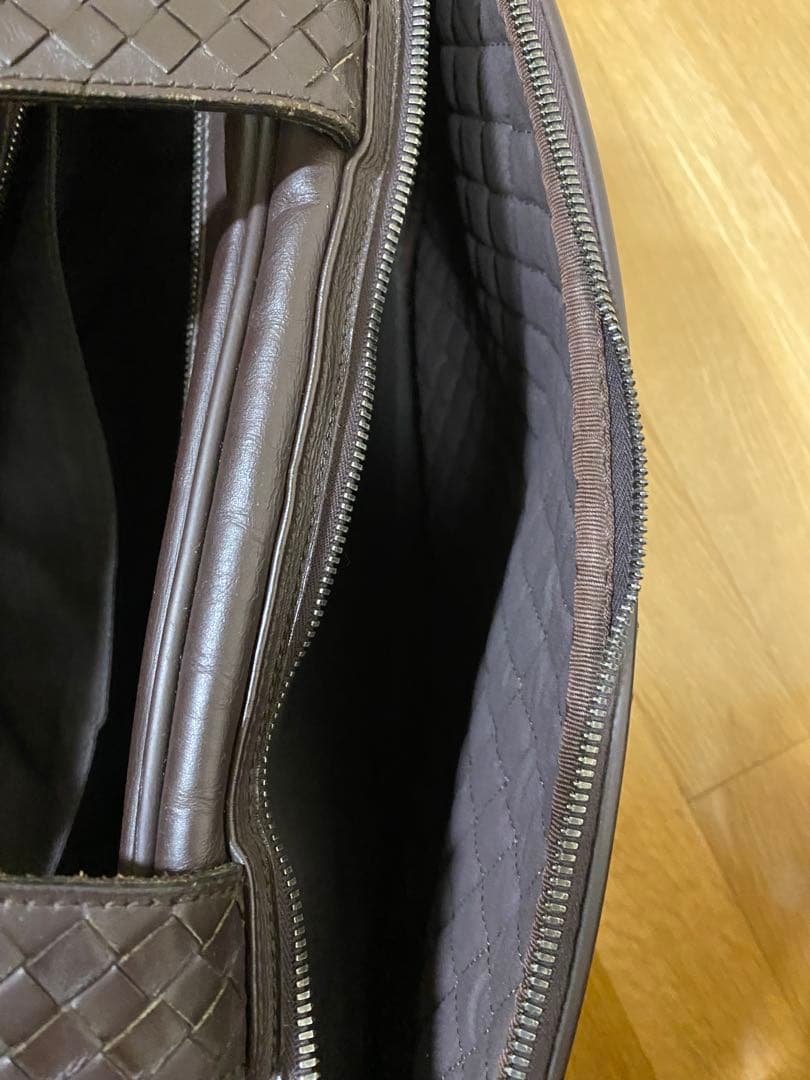 BOTTEGA VENETA ビジネストラベルバック キャリーケース通し 茶色
