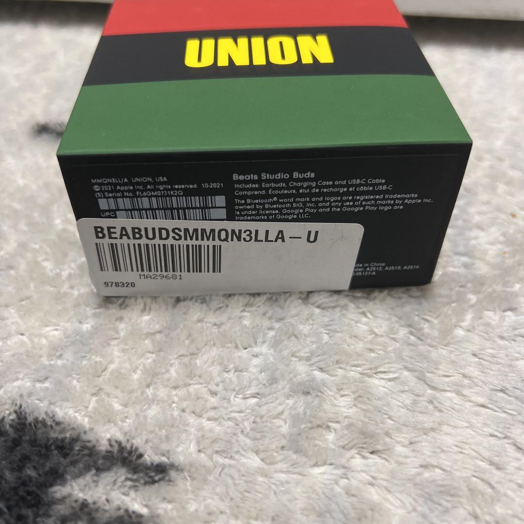 UNION BEATS STUDIO BUDS【新品】