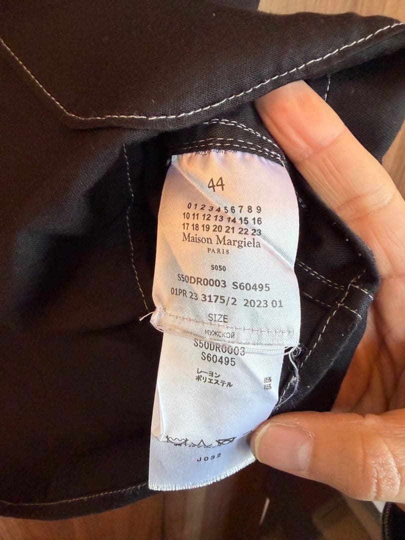 マルタンマルジェラ　半袖シャツ Lサイズ