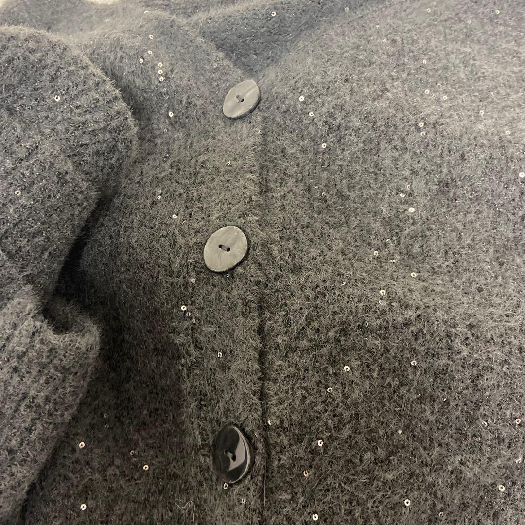 snidel スパンコールニットカーディガン& ニットプルオーバー