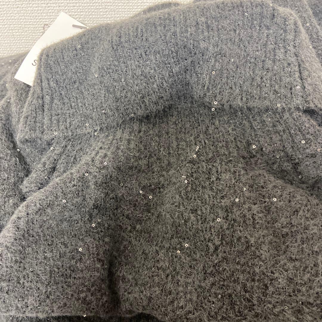 snidel スパンコールニットカーディガン& ニットプルオーバー