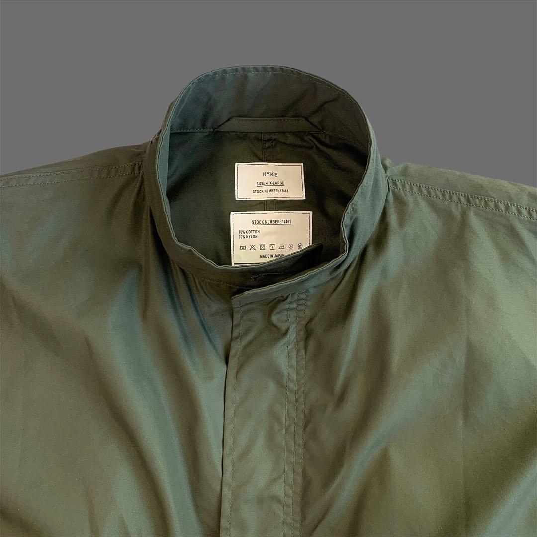 HYKE 24AW 4 ミリタリーコート