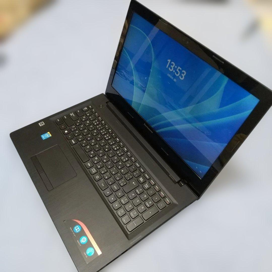 【値下】レノボ ノートPC 光沢ブラック Win11 Office SSD