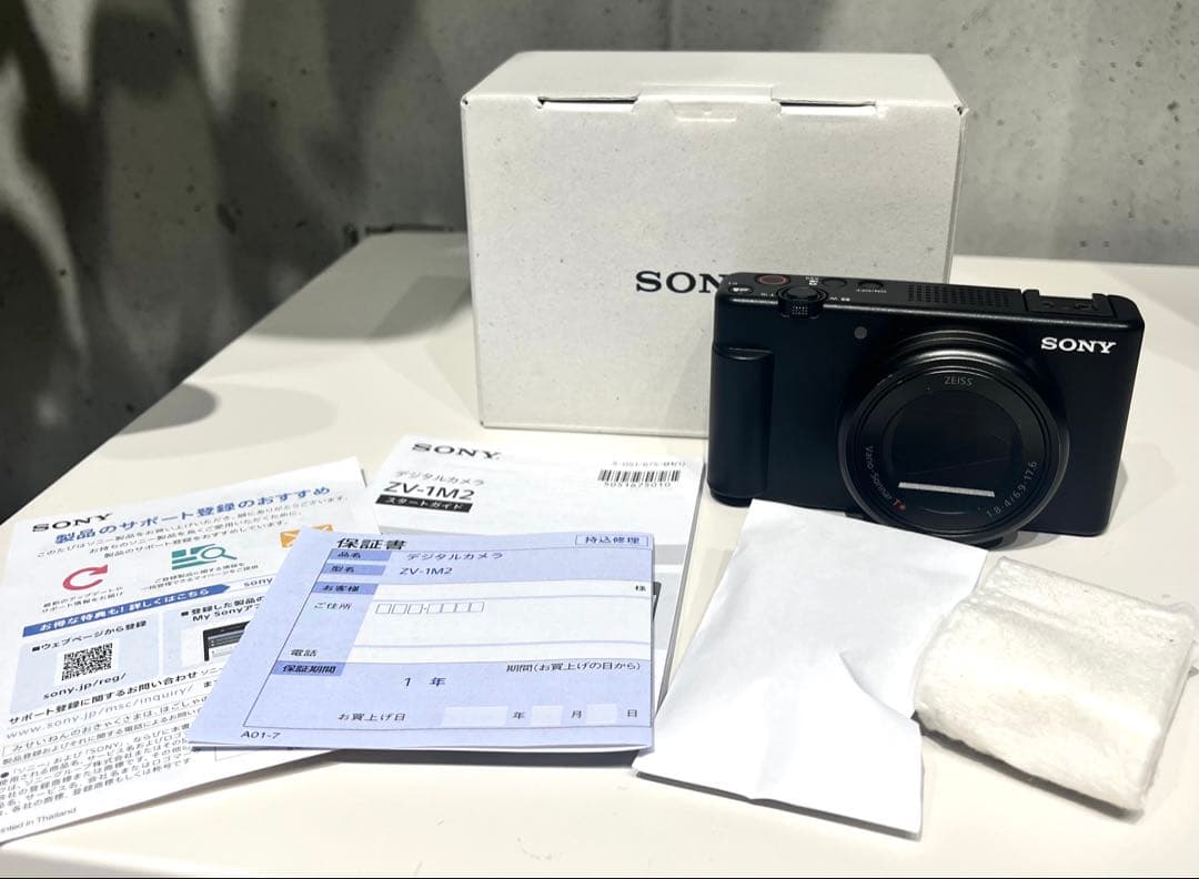 【値下げ】SONY VLOGCAM ZV-1M2 黒