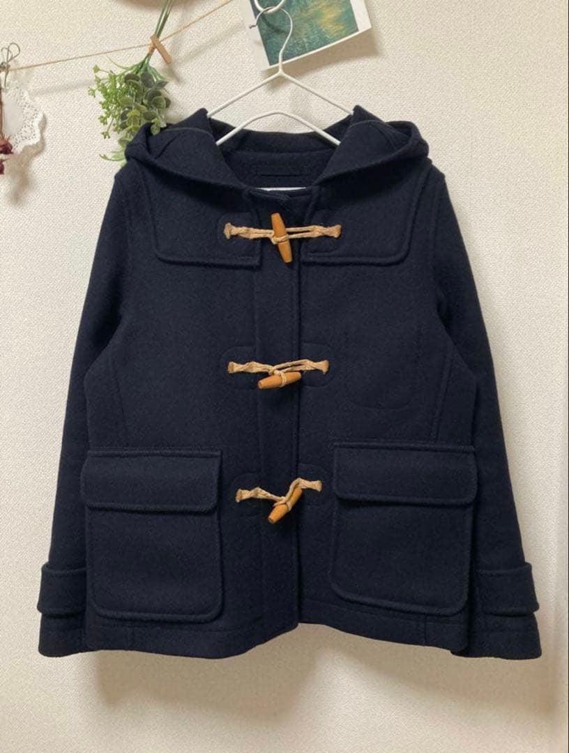 MHL. ダッフルコート　ネイビー　サイズⅢ