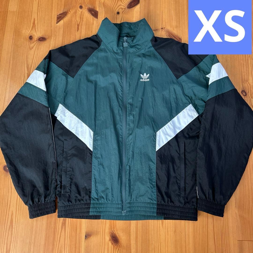 アディダス Rekive緑 トラック ナイロンジャケット 遠藤さくら メンズXS