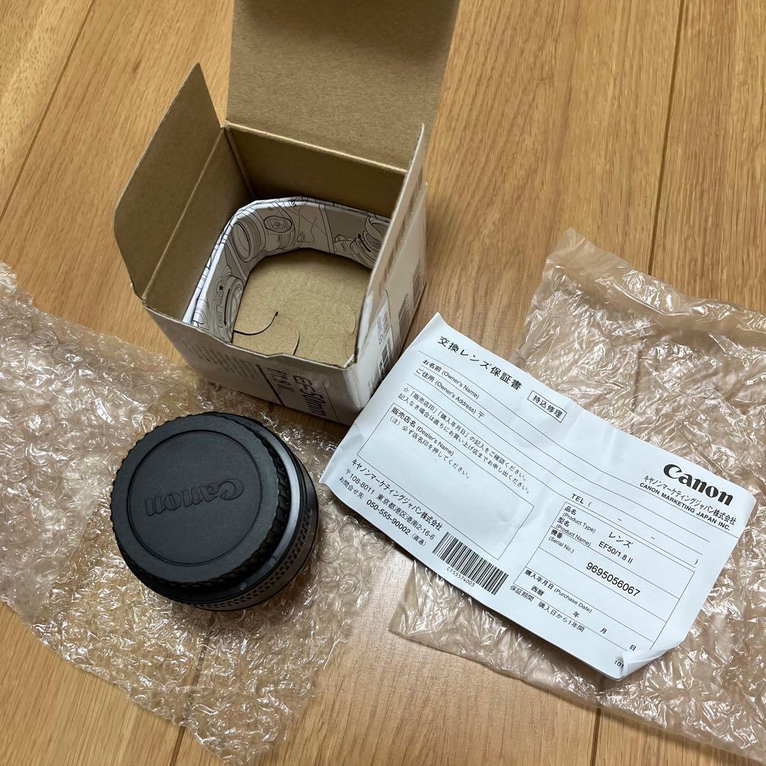 Canon EF50 F1.8 Ⅱ 単焦点レンズ