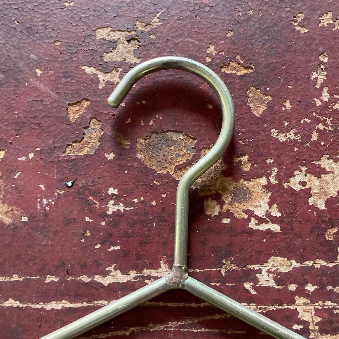 US Vintage 真鍮 ハンガー アンティーク レア 店舗什器 7本セット