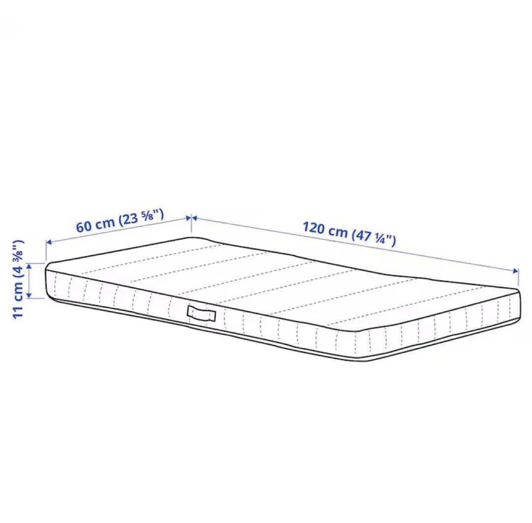 IKEAベビーベッドマットレス付(イェッテトロット)