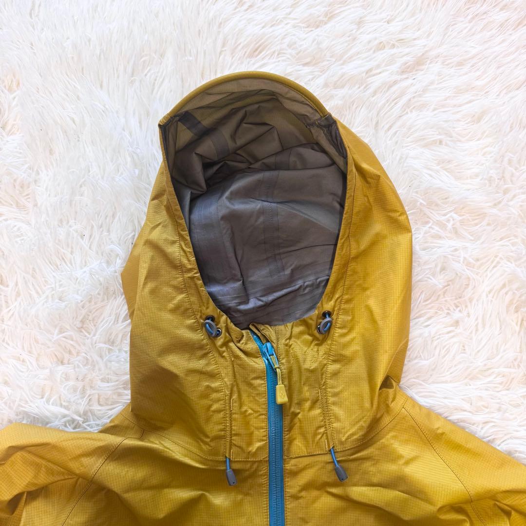 ✨美品✨ mont-bell ストームクルーザージャケット L 黄 フード付き
