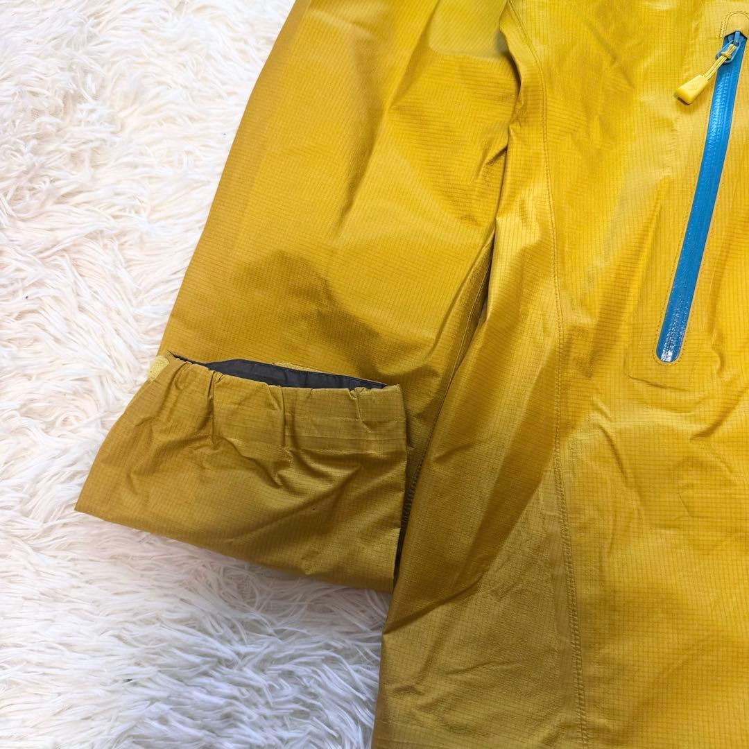 ✨美品✨ mont-bell ストームクルーザージャケット L 黄 フード付き