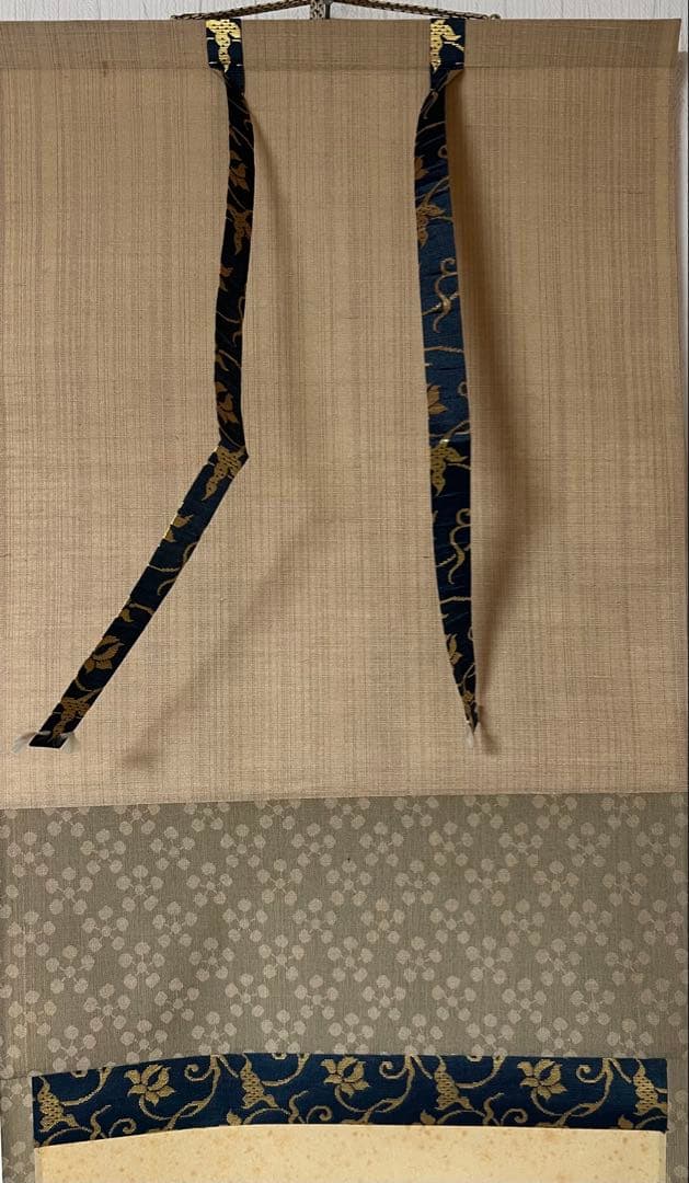 掛け軸　大津絵　高橋松山［拾人衆］紙本　共箱！