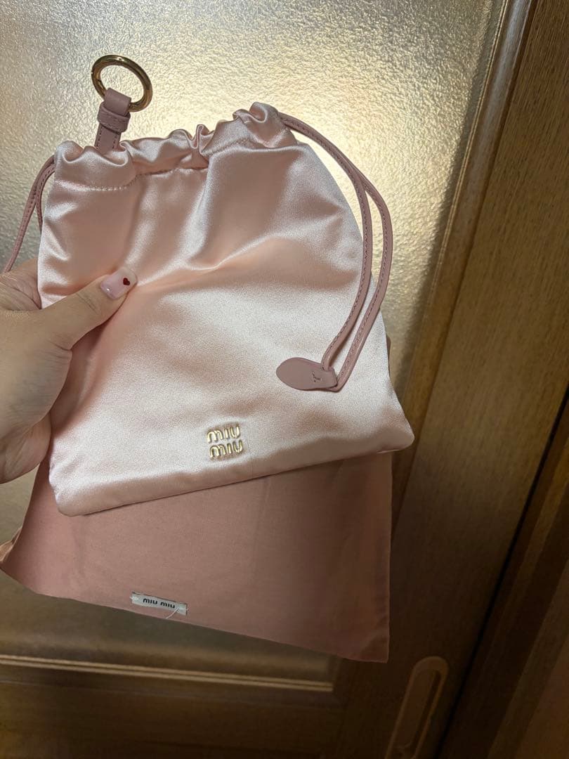 MIUMIU 巾着バッグ