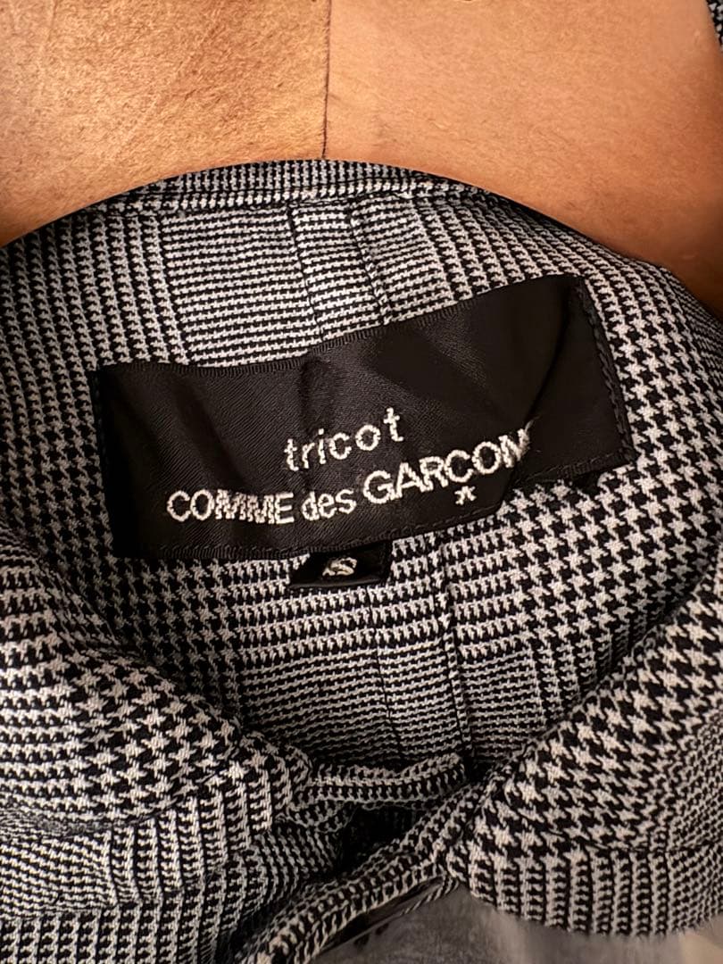 tricot COMME des GARÇONS チェックジャケット