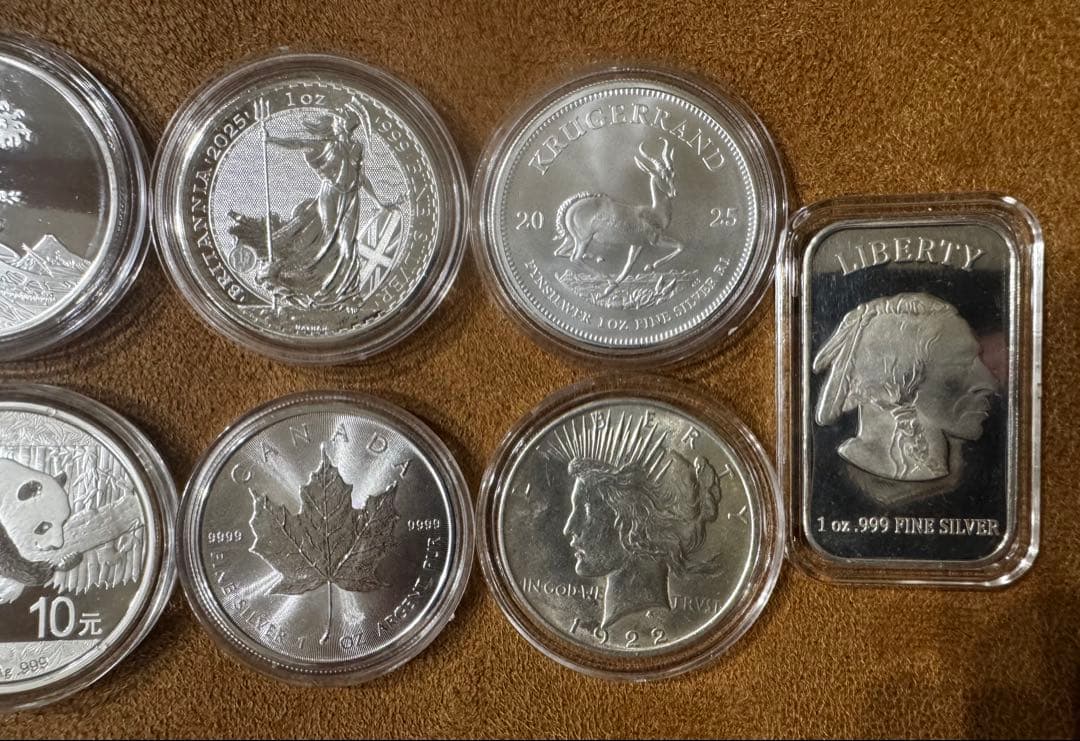 銀貨セット .999純度 多様なデザイン
