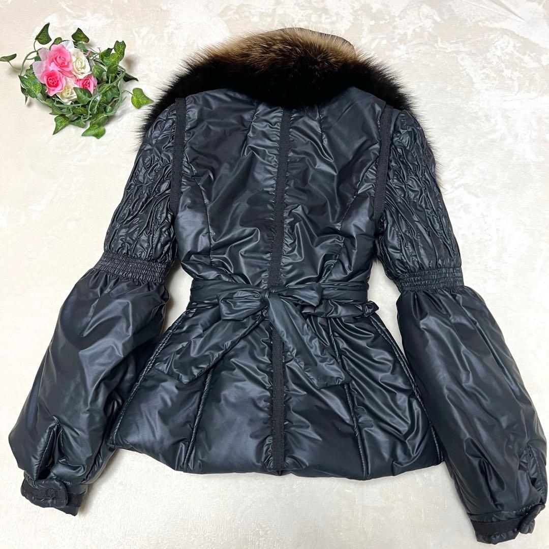 【美品✨】クラスロベルトカヴァリ★豪華2way★ファーダウンジャケット★38