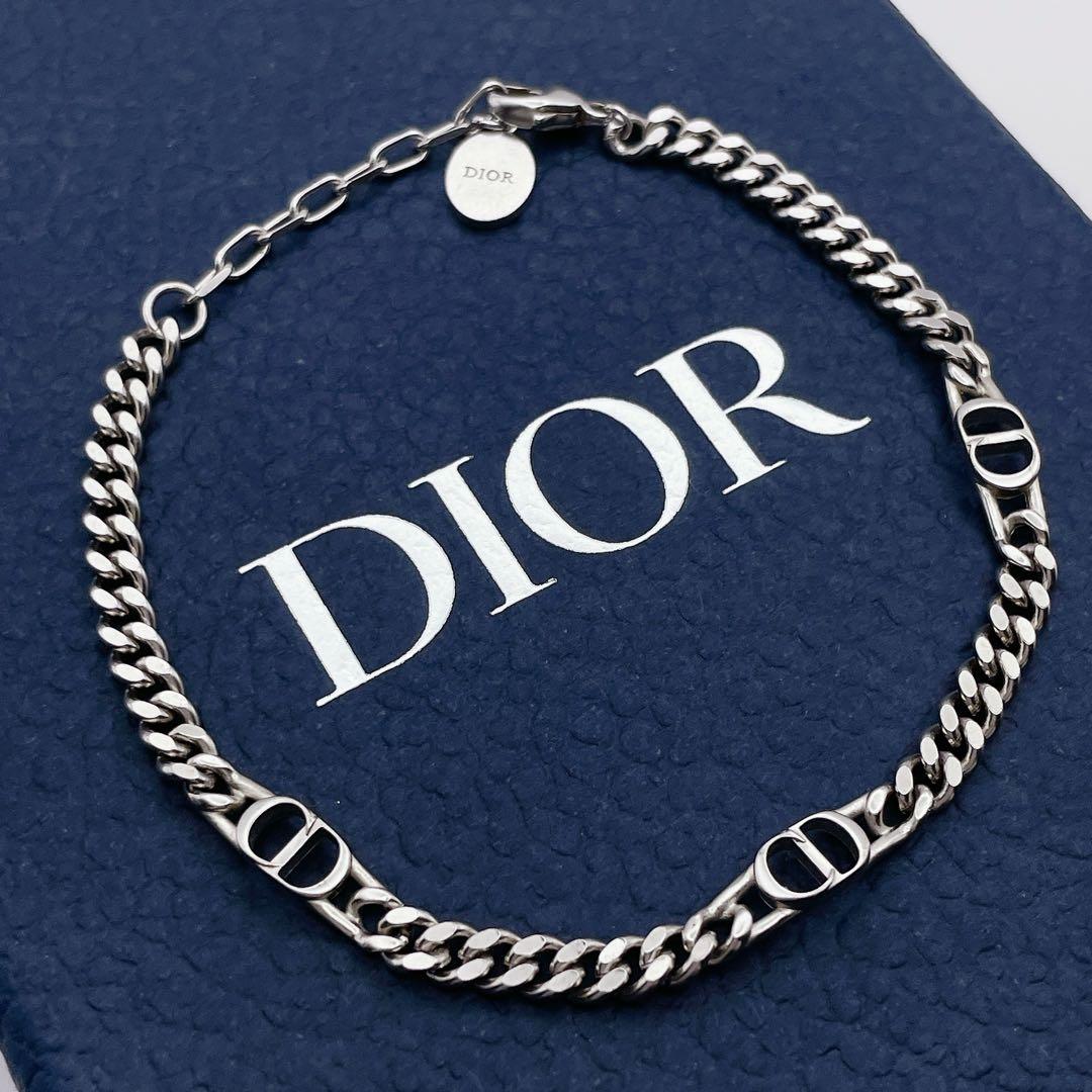 Christian Dior ブレスレット　アイコン　CD シルバー925 喜平