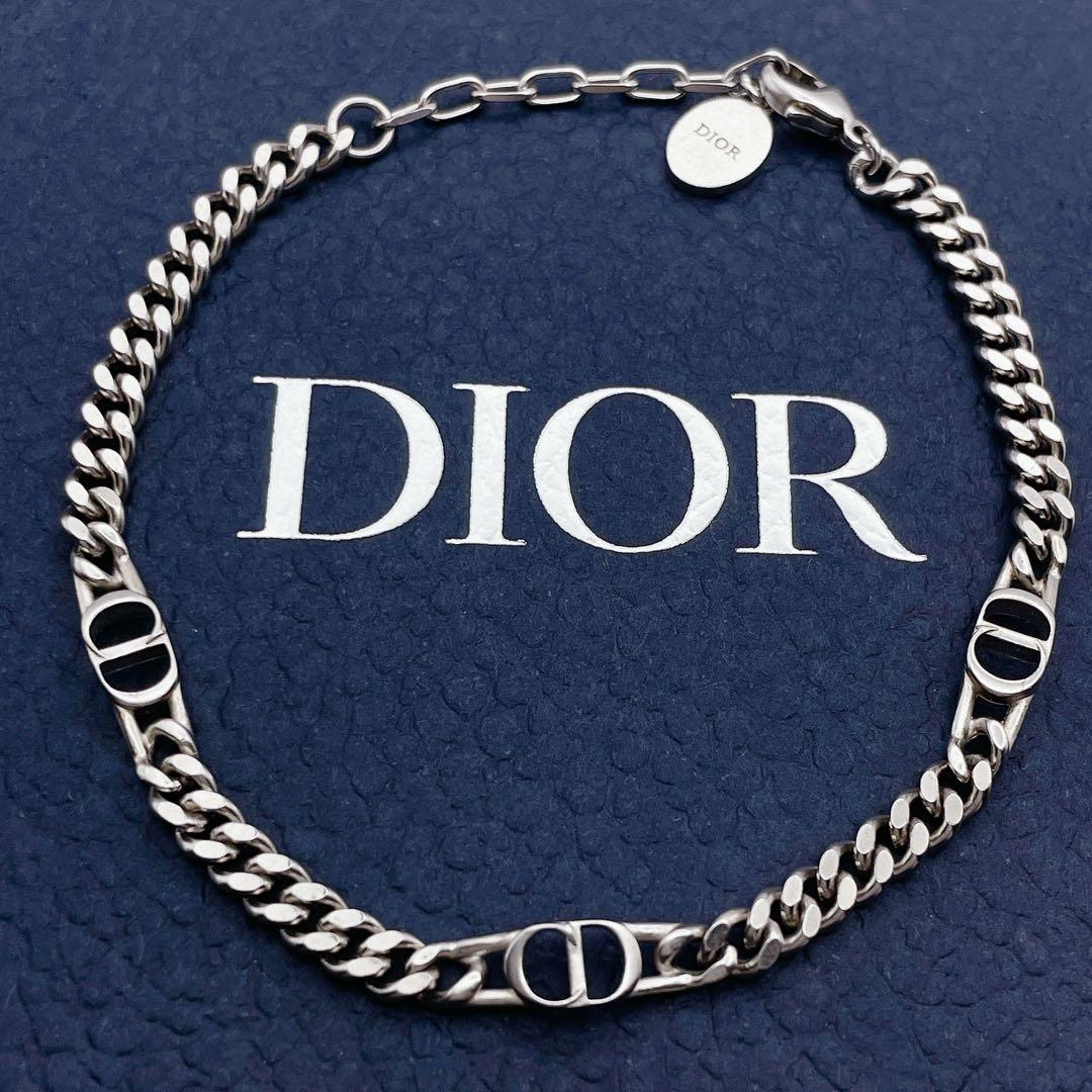 Christian Dior ブレスレット　アイコン　CD シルバー925 喜平