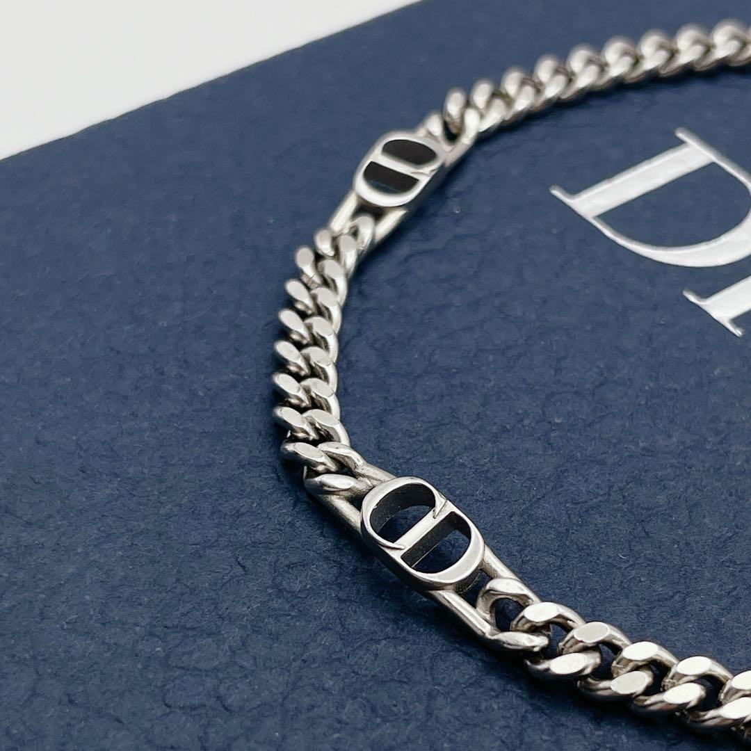 Christian Dior ブレスレット　アイコン　CD シルバー925 喜平