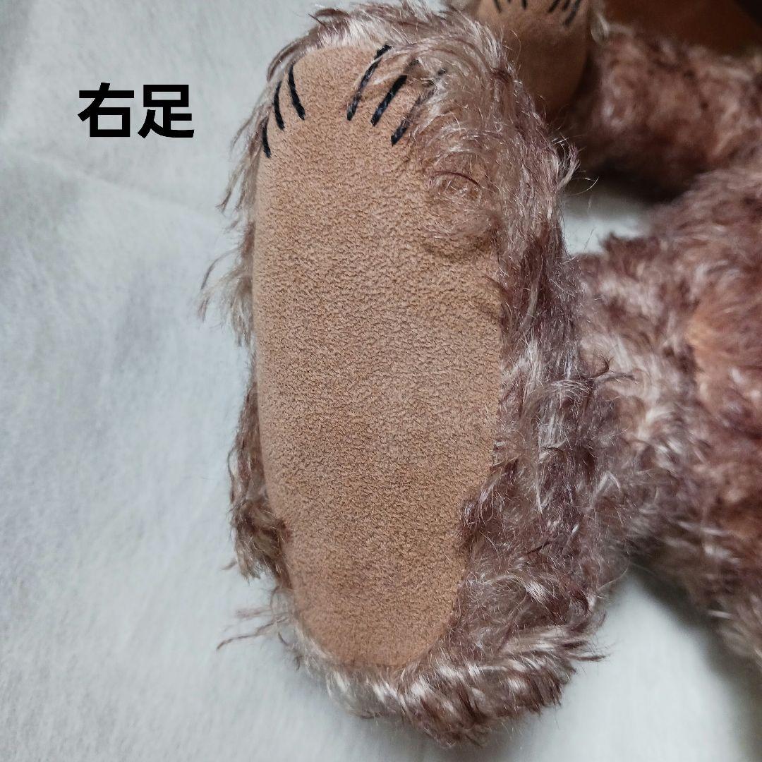 作家様のテディベア　傾けると「グー」と鳴きます