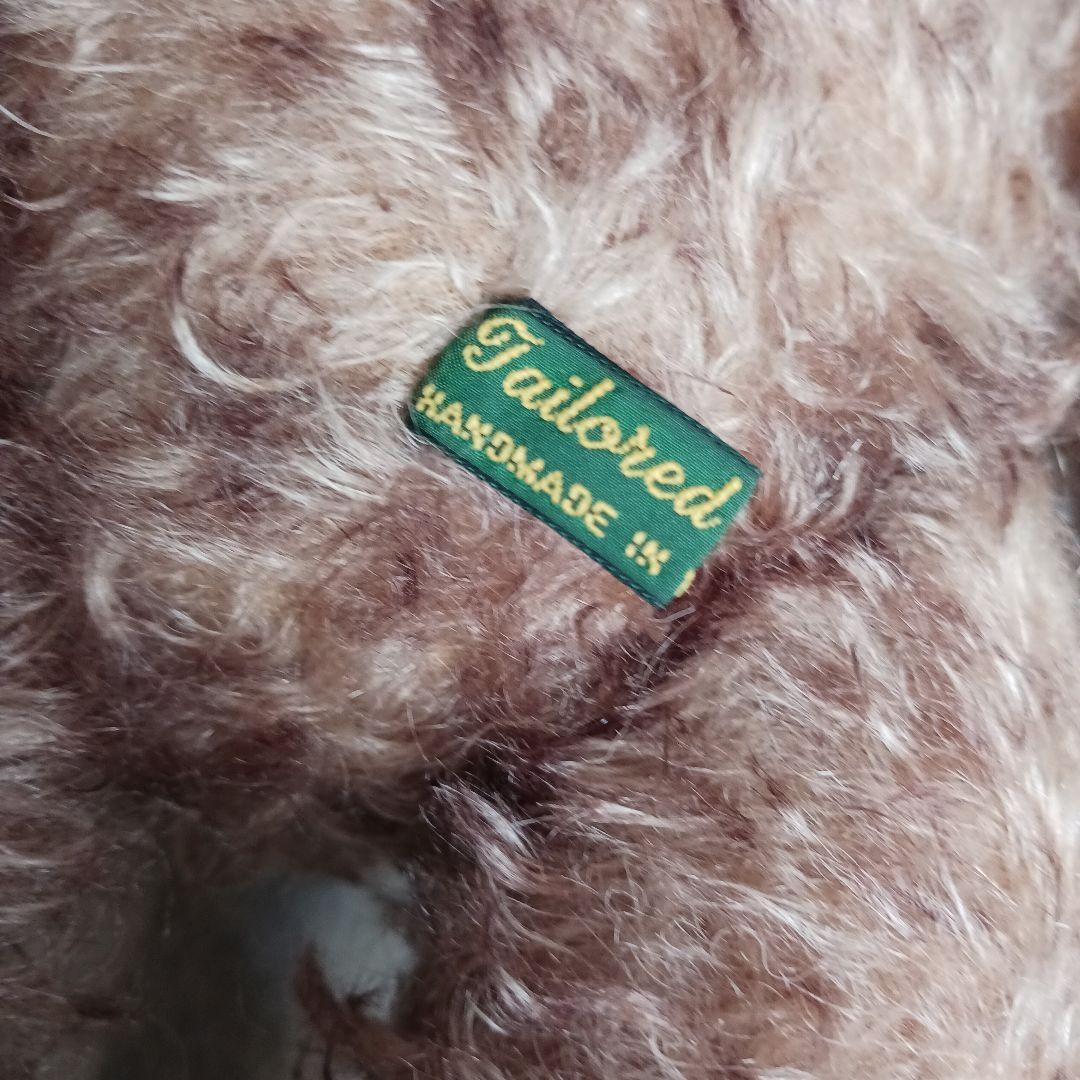 作家様のテディベア　傾けると「グー」と鳴きます