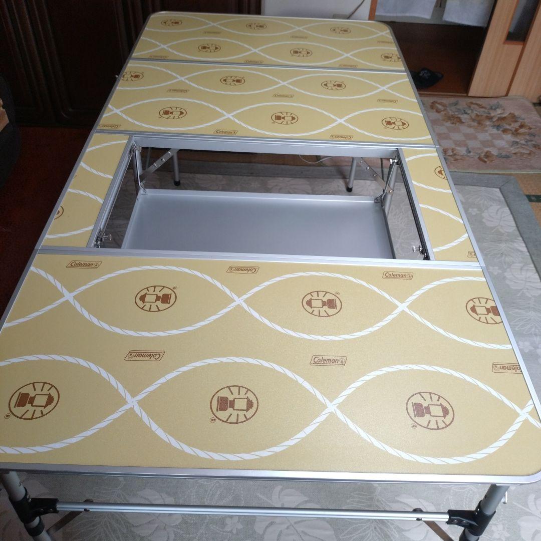 [Coleman]SLIM 4-FOLDING TABLE＆BBQグリル
