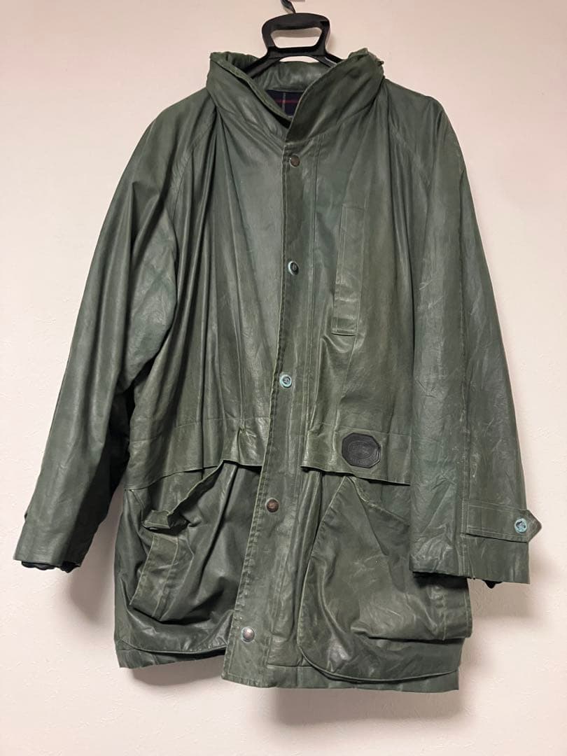 burberrys' 80s oiled jacket!襤褸
