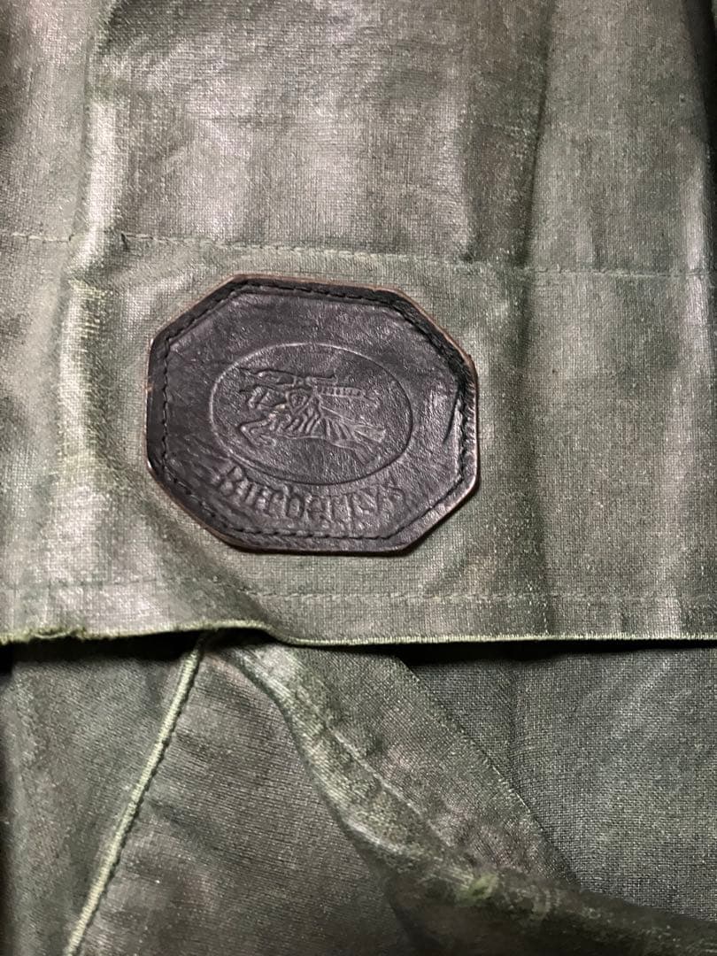 burberrys' 80s oiled jacket!襤褸