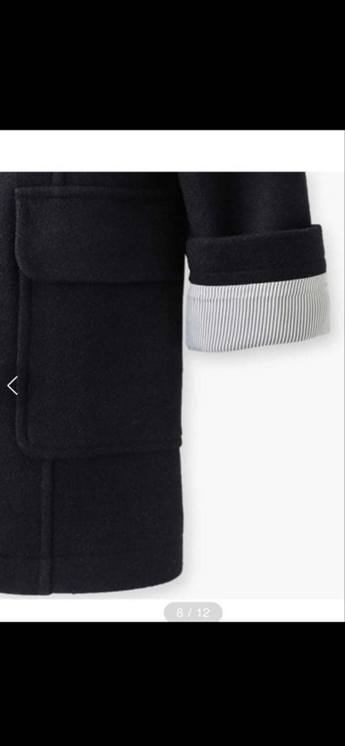 EASTBOY Venusダッフルコート　9号　ネイビー紺　ウール