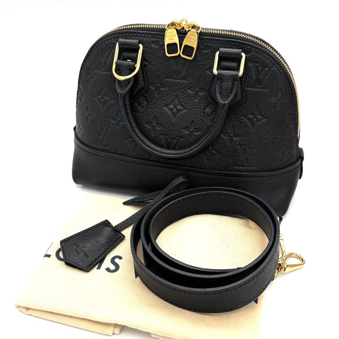 【未使用級】ルイヴィトン アンプラント ネオアルマ BB ブラック ハンドバッグ