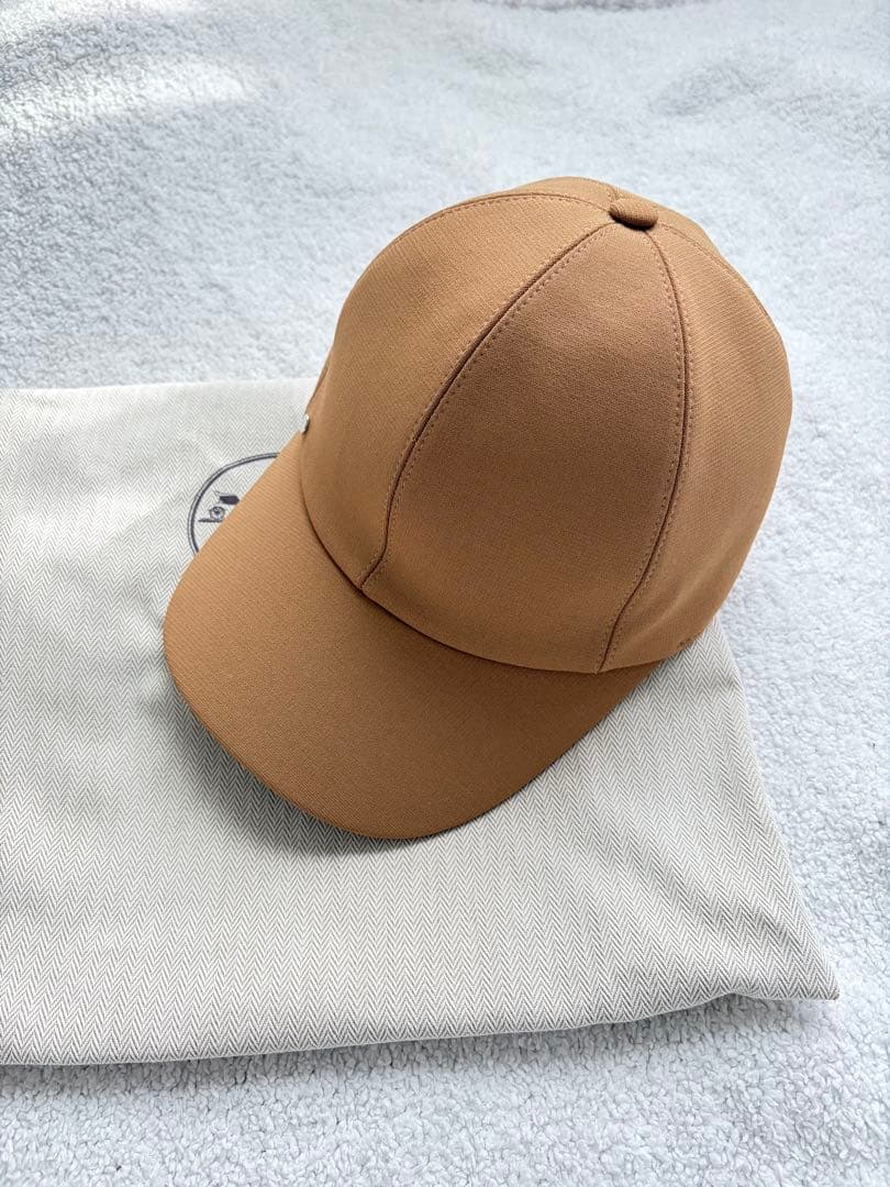 【美品】HERMES キャップ ミラノジャージーキャスケット テス 58