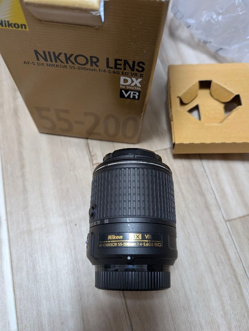 レンズ(ズーム) Nikkor af-s 55-200mm f/4-5.6G ed vr II