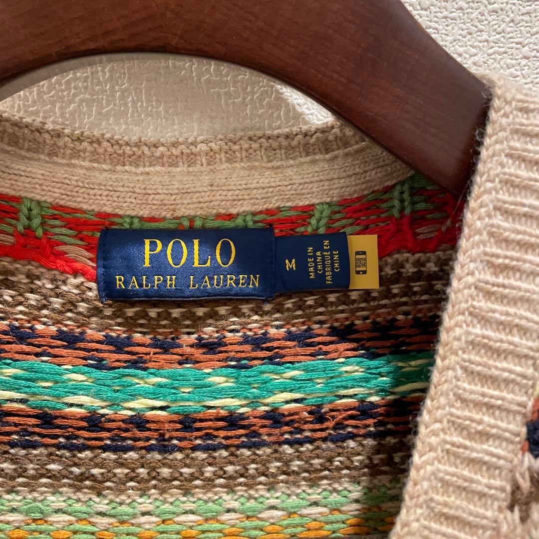 極美品！ POLO RALPH LAUREN カシミア混 ベスト ノルディック柄
