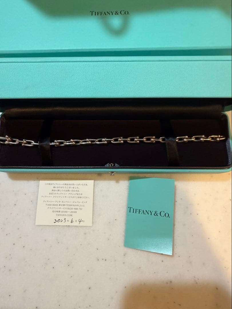 ティファニー TIFFANY＆CO．ハードウェア スモールリンク ブレスレット