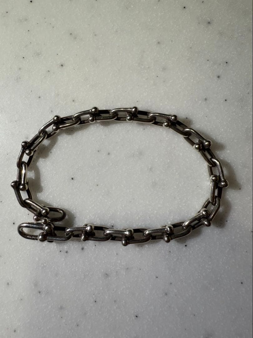 ティファニー TIFFANY＆CO．ハードウェア スモールリンク ブレスレット