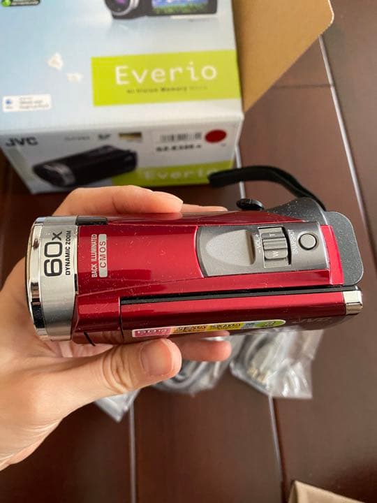 JVC ケンウッド ビデオカメラGZ-E325-R Everio