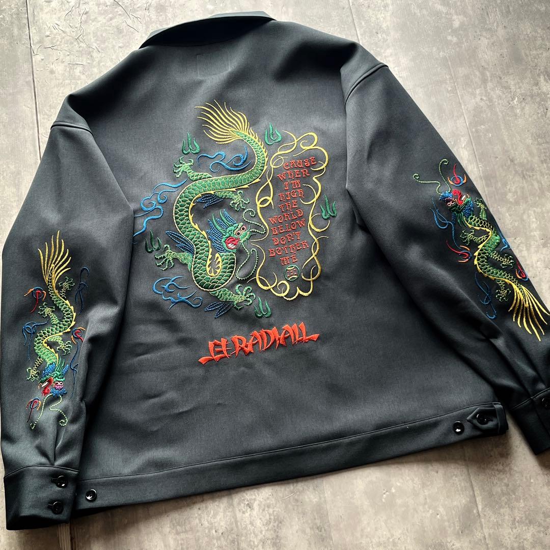極美品　RADIALL UP IN SMOKE SOUVENIR JACKET