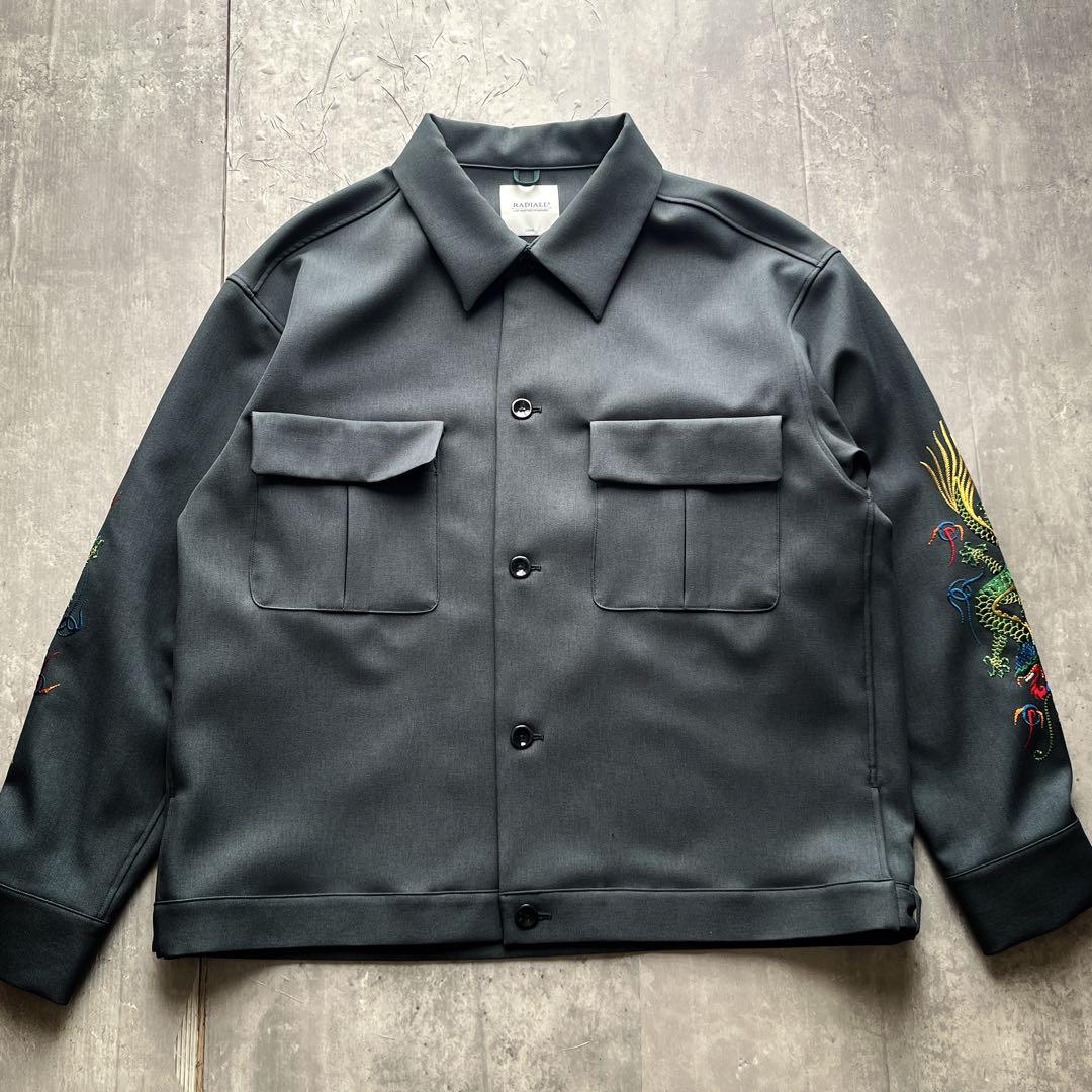極美品　RADIALL UP IN SMOKE SOUVENIR JACKET