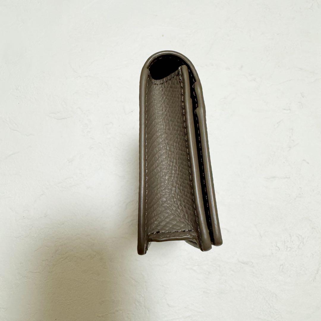 美品　CELINE グレー レザー 名刺入れ